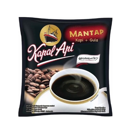 

Kapal Api Mantap Kopi Hitam Gulai 30 Sachet
