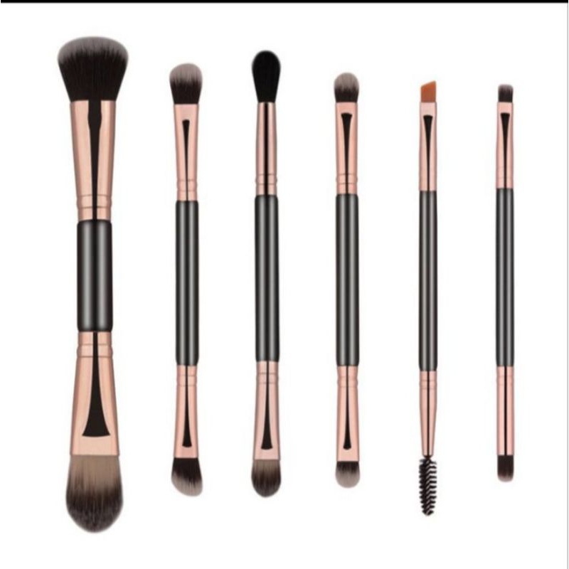 EYE SHADOW BLANDING BRUSH SET ISI 20/6 LENGKAP/KUAS MATA/MAKEUP MATA