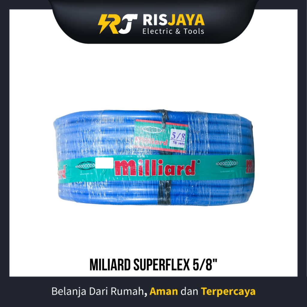 Selang Air Milliard Superflex 5/8" Biru & Hijau