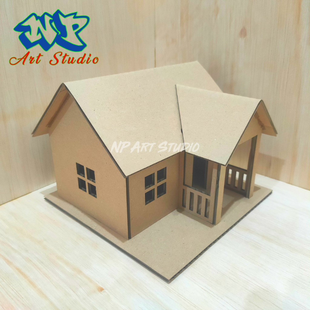 Prakarya Miniatur Rumah Dari Kardus