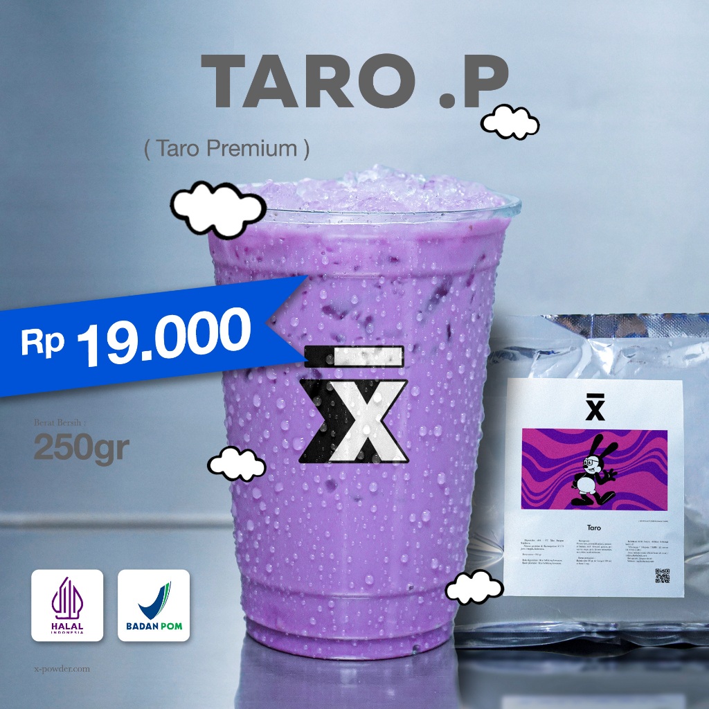 

X Powder - Bubuk Minuman Taro Premium 250gr