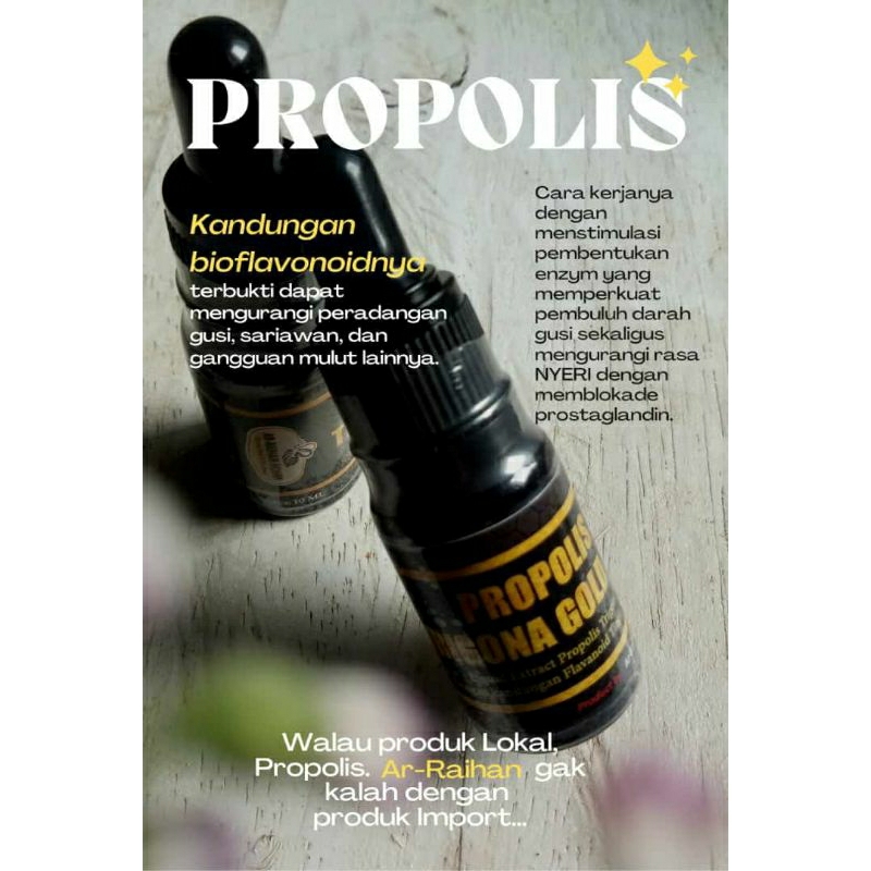 propolis trigona gold