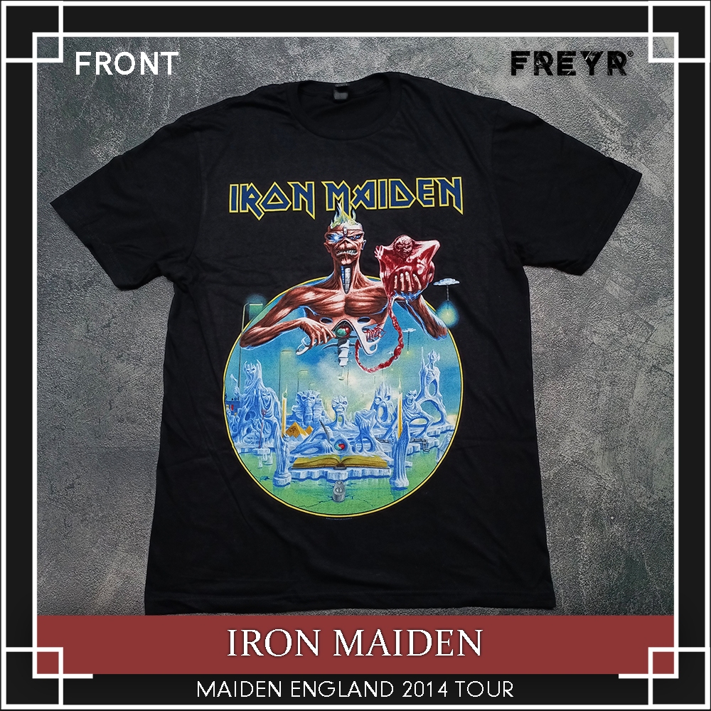 Kaos Band Iron Maiden - Maiden England 2014 Tour Original