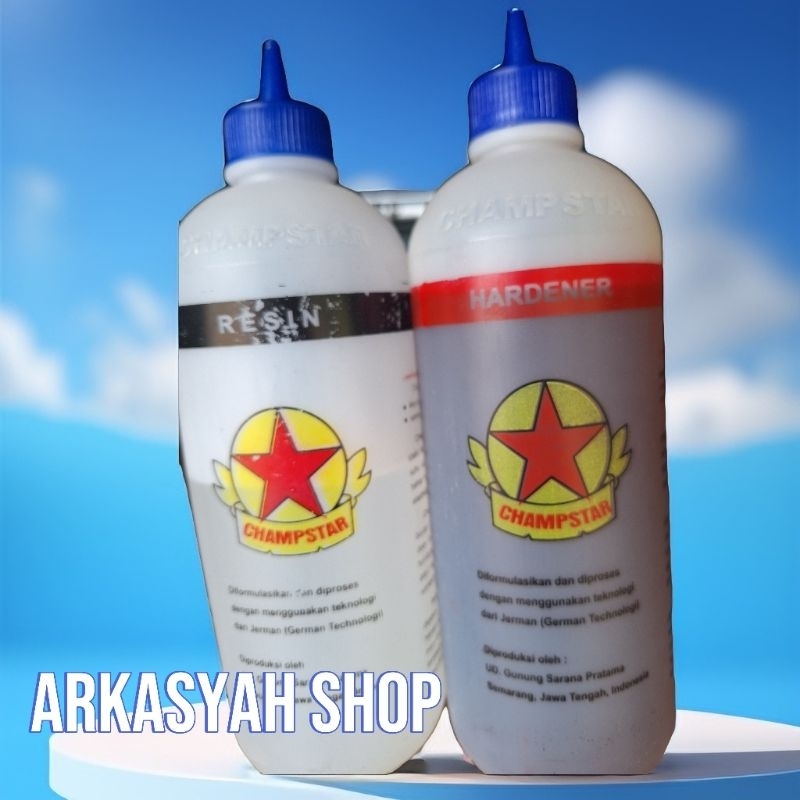 LEM BINTANG EPOXY HARDENER RESIN NB TUA 1 KG (LEM KAYU LEM 2 KOMPONEN LEM SUPER KUAT)