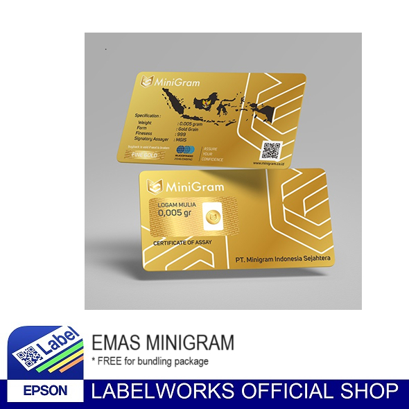 minigram gold / emas mini