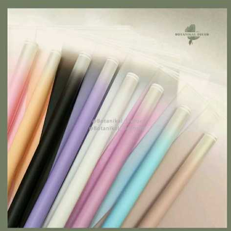 

Rainbow Cellophane Flower Wrapping Waterproof Kertas Bunga Buket Florsit Wrapping