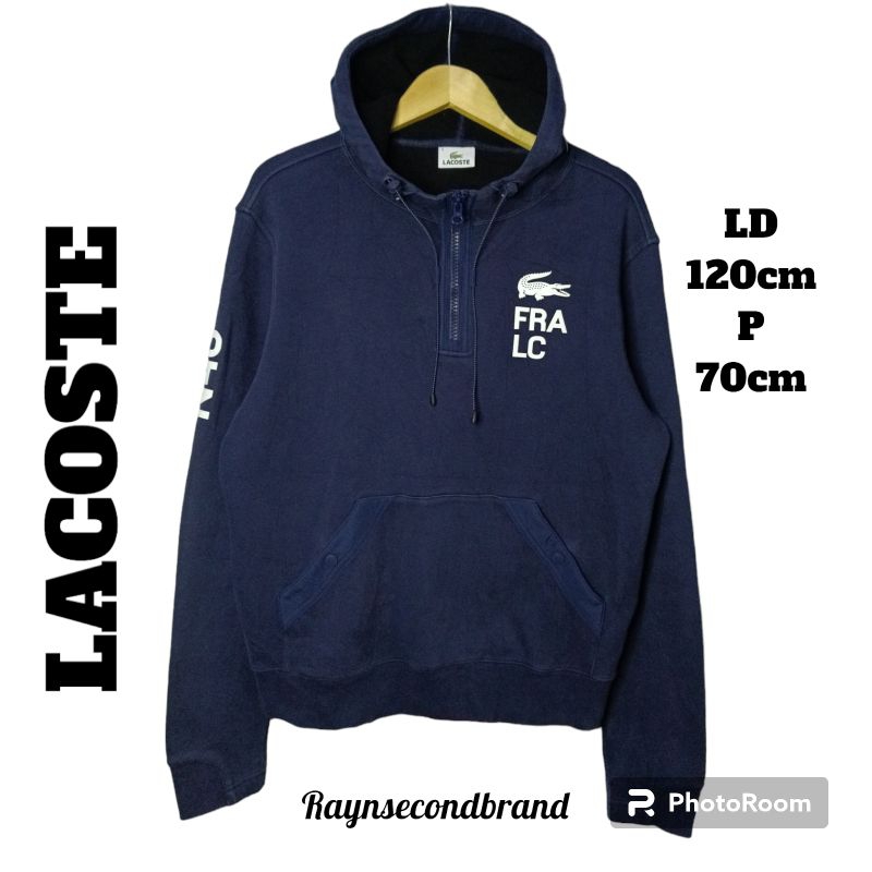 Hoodie Zipper LACOSTE original