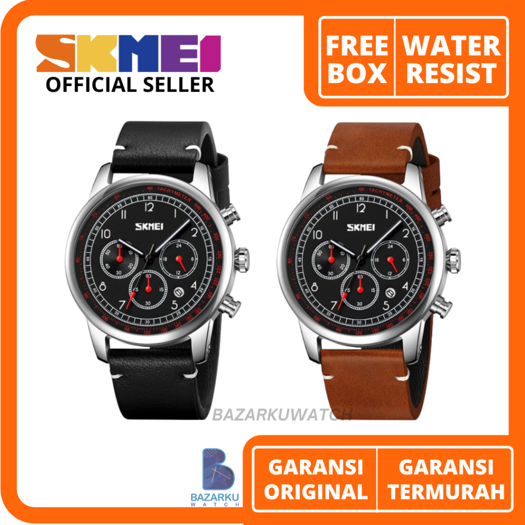 Jam Tangan Pria Skmei 9318 Jam Tangan Pria Kulit Skmei Jam Tangan Skmei Pria Jam Skmei Jam skmei Pri