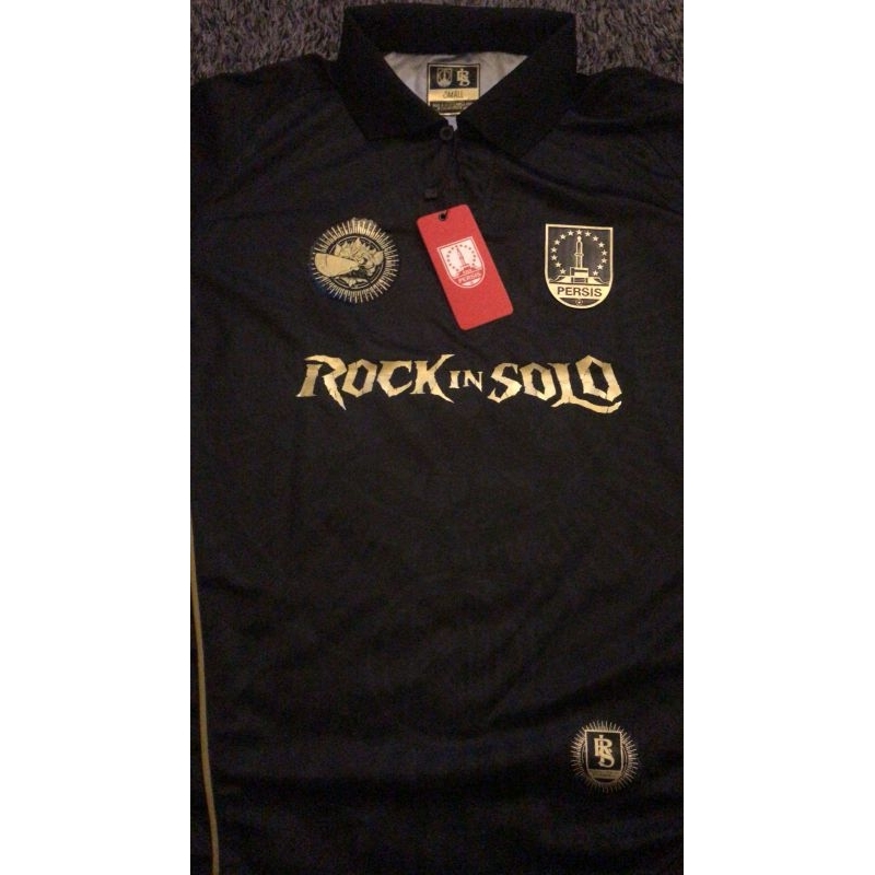 JERSEY ORIGINAL PERSIS SOLO x ROCK IN SOLO 2023 NEW LIMITED EDITION SPECIAL EDITION  BLACK  - L
