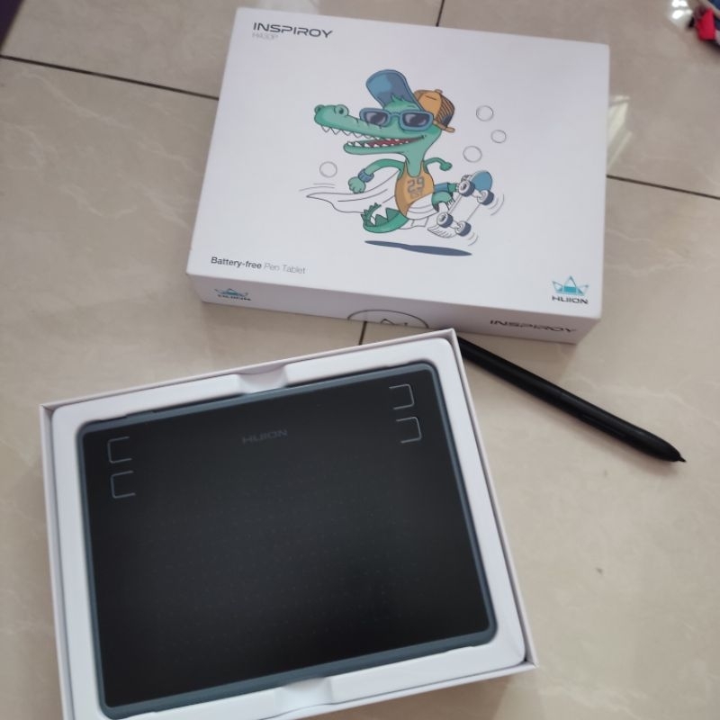 HUION H430P pen tablet battery free second like new