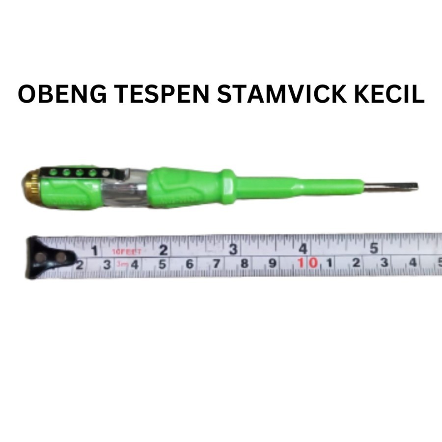 Obeng Tespen Stamvick Kecil/OBENG TESPEN LISTRIK AC TEST PEN TESTPEN/OBENG TESPEN Listrik Tes Pen be