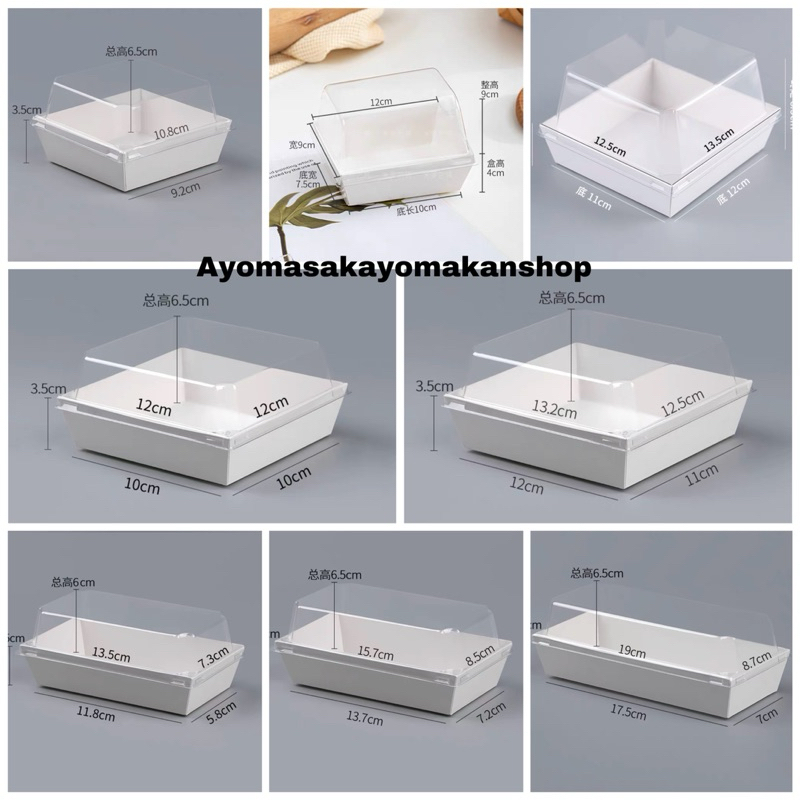 Box mika Serbaguna Tahan Panas Putih