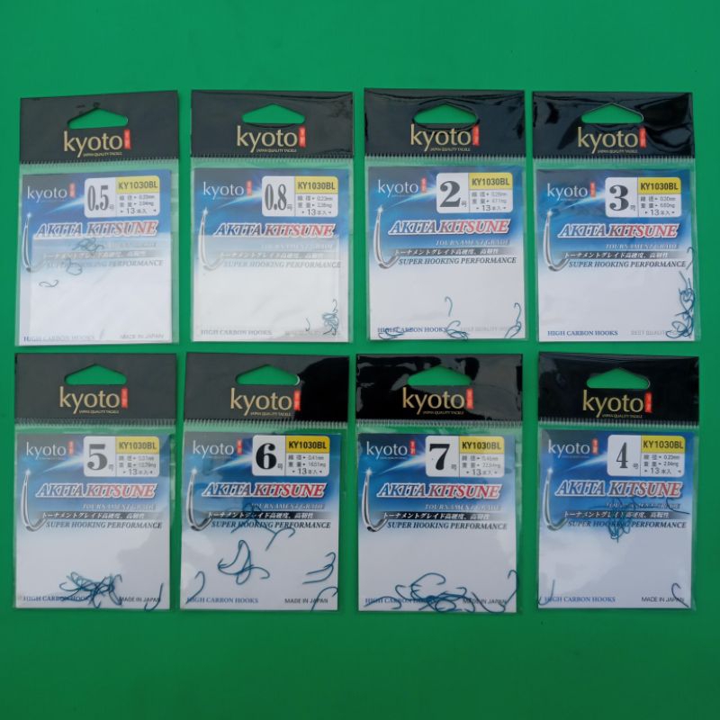 Kail pancing Kyoto KY 1030BL AKITA KITSUNE 0,5 0,8 2 3 4 5 6 7