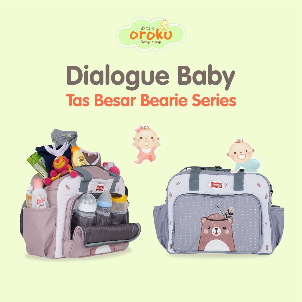 DIALOGUE BABY TAS BESAR BEARIE SERIES DGT7315 / TAS PERLENGKAPAN BAYI