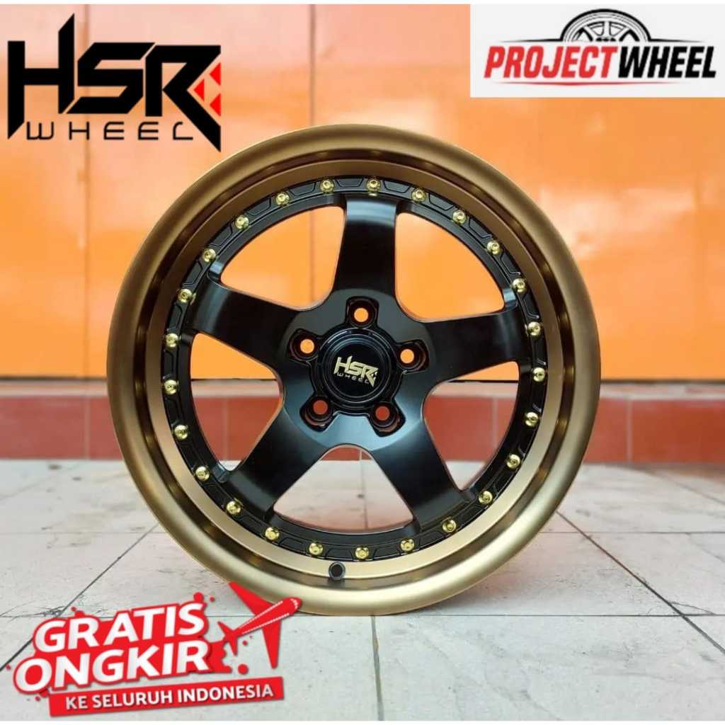 Velg Mobil HSR BOB Ring16 Hole 5x114,3 Untuk Ertiga, Luxio, Grandmax, Serena Dll