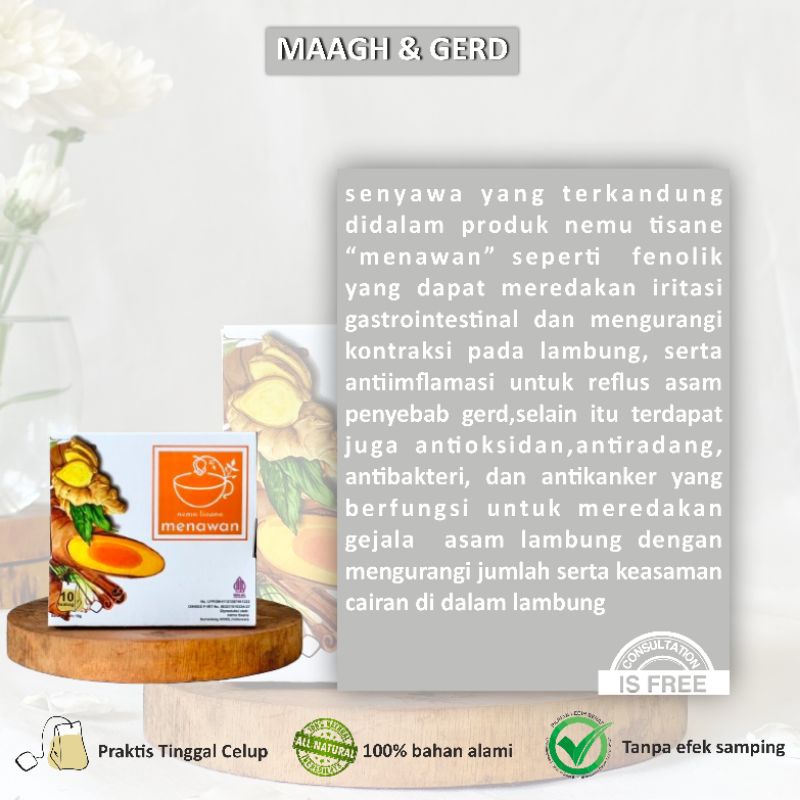 

minuman rimpang kunyit nemu tisane