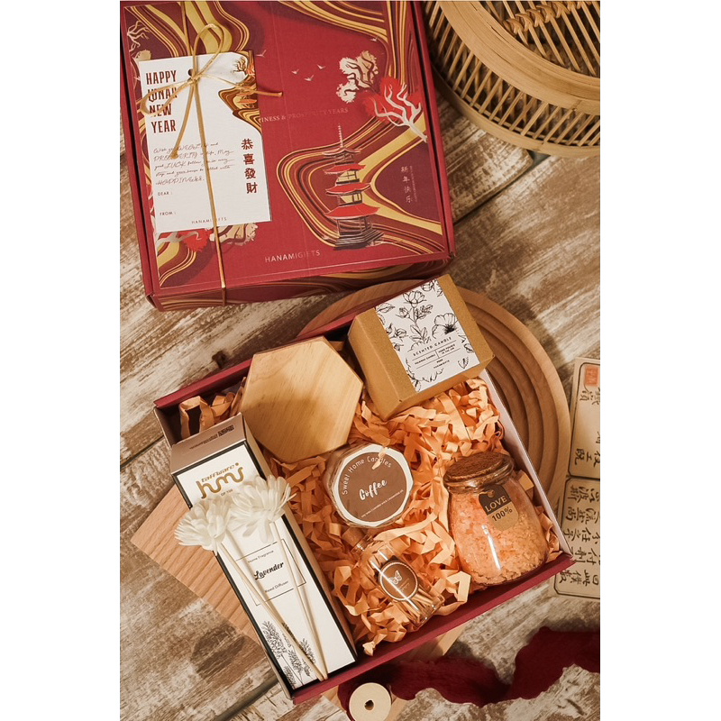 

HEFEI - Hampers Imlek/Hampers Sincia/Hampers CNY/Aromatheraphy set