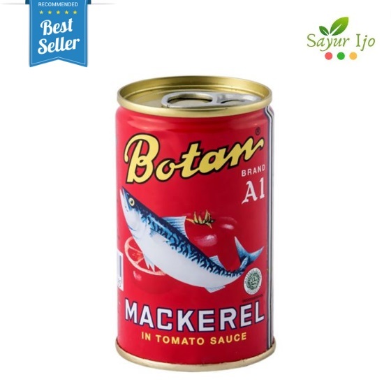 

BOTAN Mackerel Saus Tomat 155 Gram / Kaleng Daging Ikan Makarel Premium