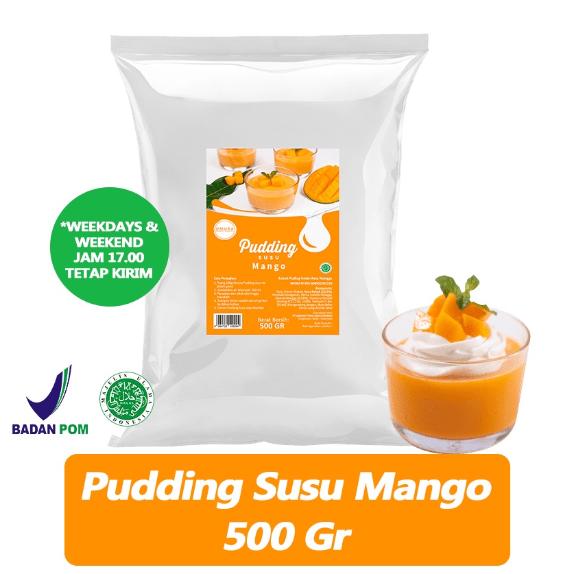 

KODE C9QPP PUDDING Omura Dessert Shooter Pudding Susu Rasa Mango Mangga 5 Gr Omura Powder