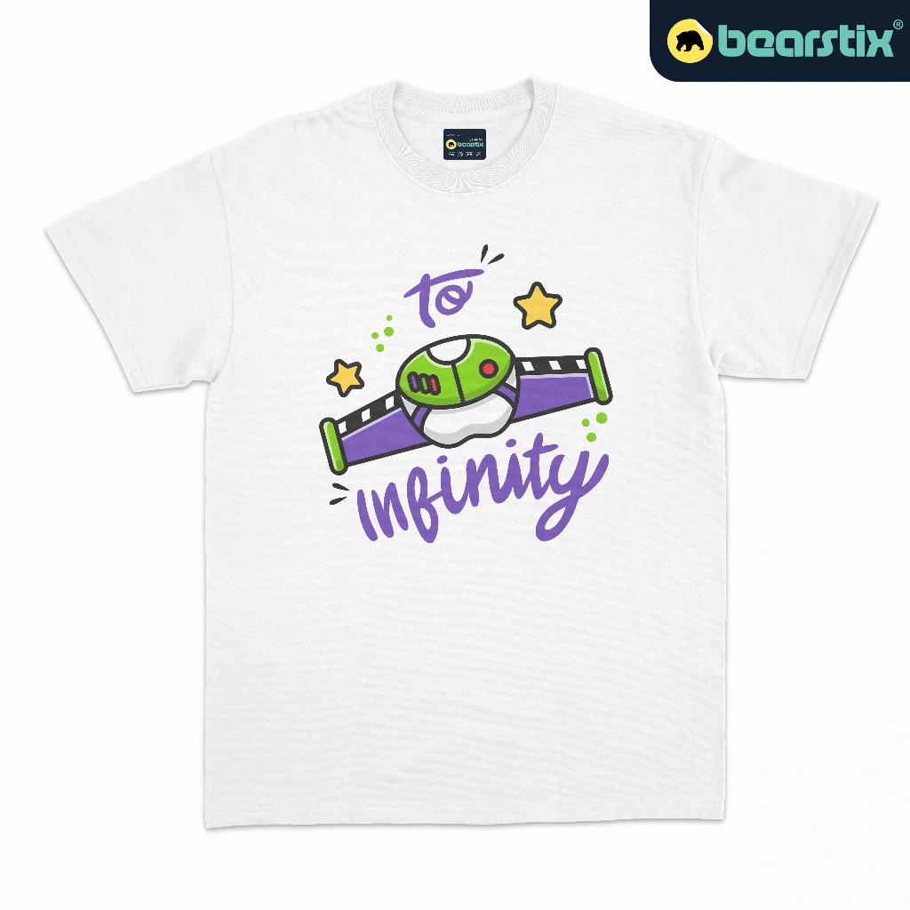SHINZO - Tshirt To Infinity And Beyond - Kaos Buzz Lightyear - Kaos Streetwear - T-Shirt Toy Story