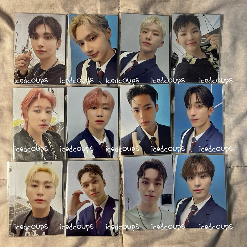 tc dream seventeen / joshua jun hoshi woozi the8 mingyu dk seungkwan vernon dino / pc photocard svt 