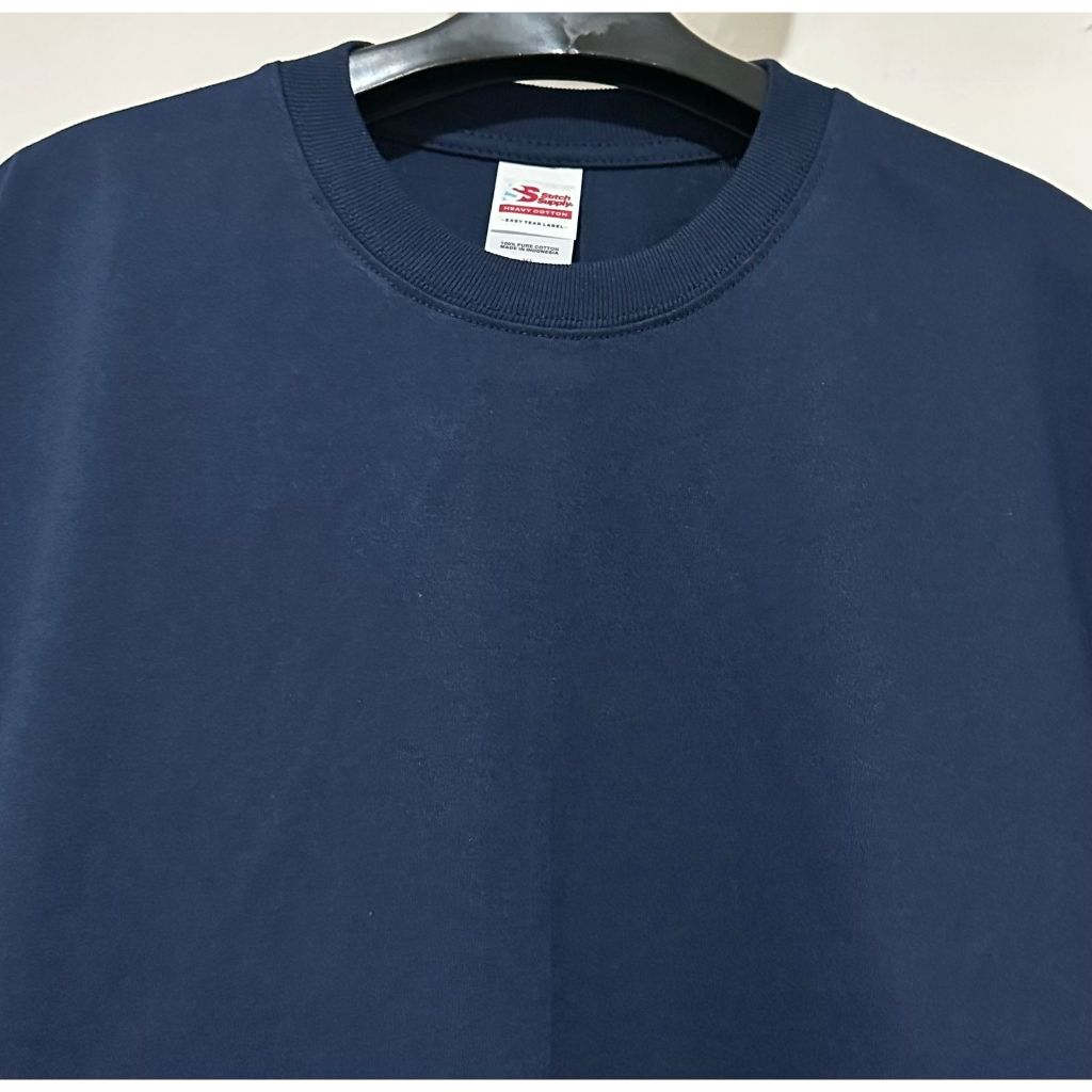 Tshirt Stitch Supply HEAVY Cotton Panjang NAVY sz xl xxl