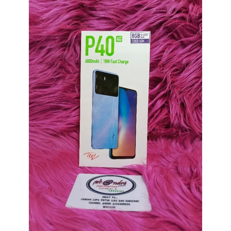 ITEL P40 (4+4) 8/128gb Garansi Resmi