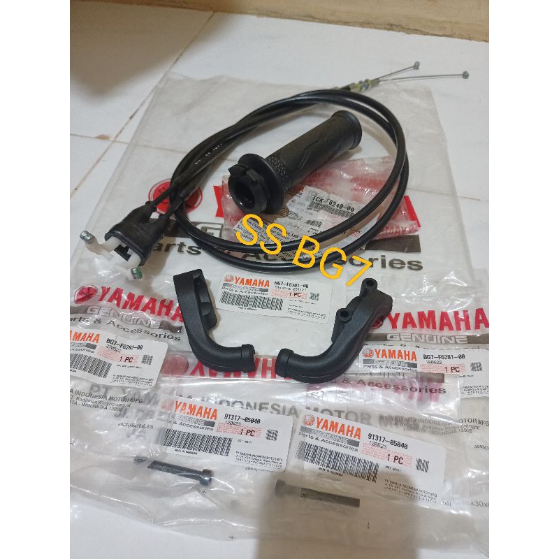 cable throttle set kabel tali gas set holder gas kontan spontan xabre r 15 xsr 155 crf 150 origional