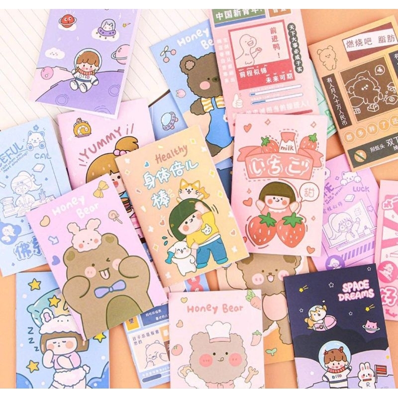 

notebook mini buku saku tulis kecil lucu