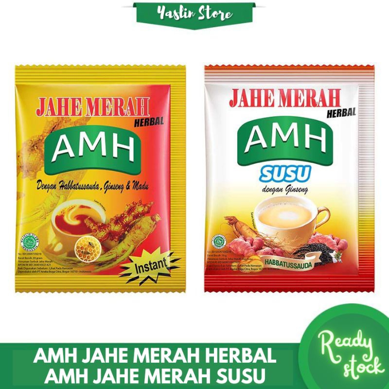 

AMH MINUMAN JAHE MERAH SUSU HERBAL per sachet