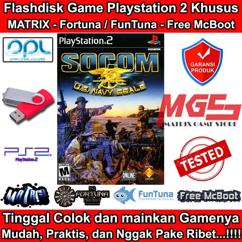 Flashdisk Game PS2 PS 2 SOCOM 1 - U.S. Navy SEALs