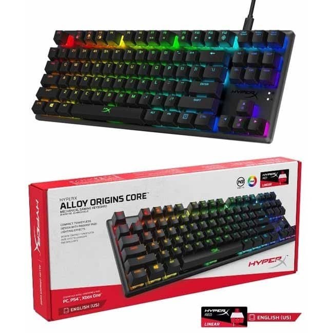 HYPER X Alloy Origins Core Mechanical Gaming Keyboard - (Red Switch)