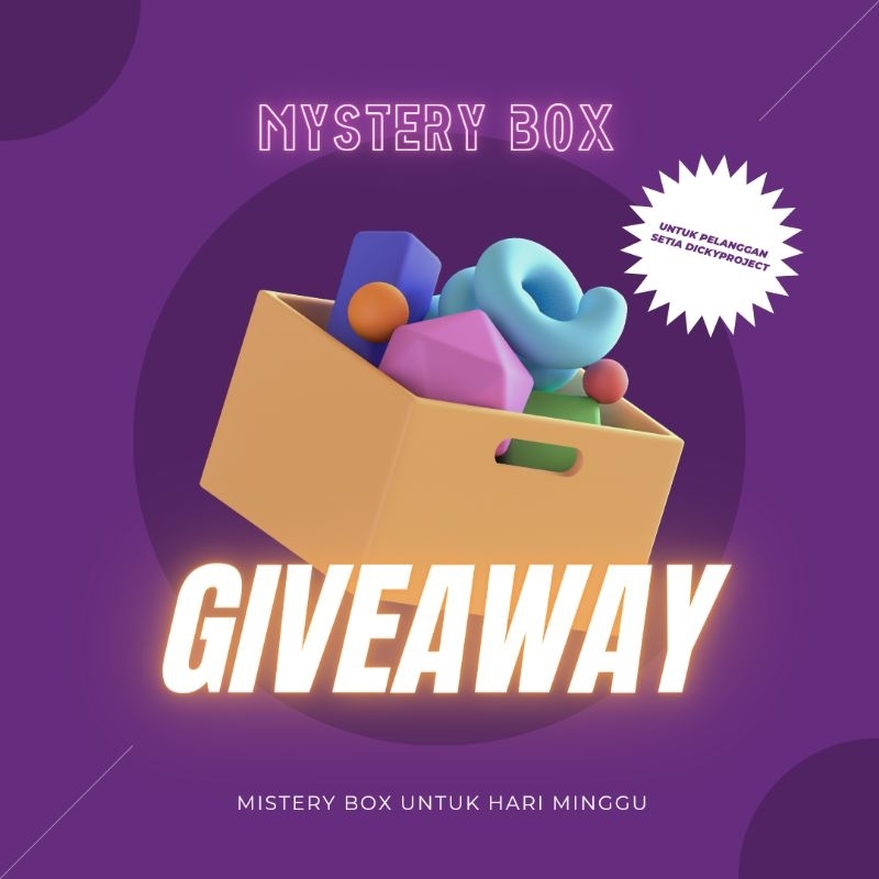 

DPS- Minggu Berkah Kotak Berhadiah Aksesories , Mainan , Alat-Alat , Jam , Kacamata , Sisir , Topi Dan Masih Banyak Lainnya