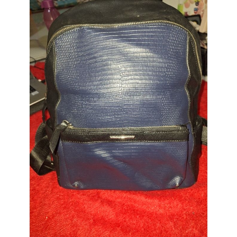 PRELOVED TAS WANITA BACKPACK KULIT ASLI PIER CARDINE