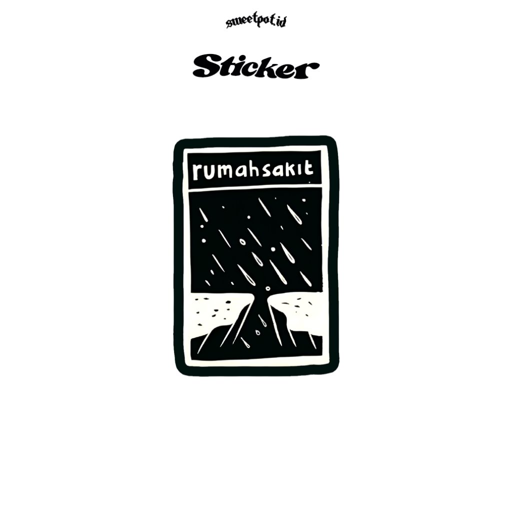 

(BISA COD) STICKER "RUMAH SAKIT" / STICKER BIJIAN / STICKER ECERAN / STICKER METAL / STICKER POP / STICKER INDIE / STICKER BAND/ BRITPOP