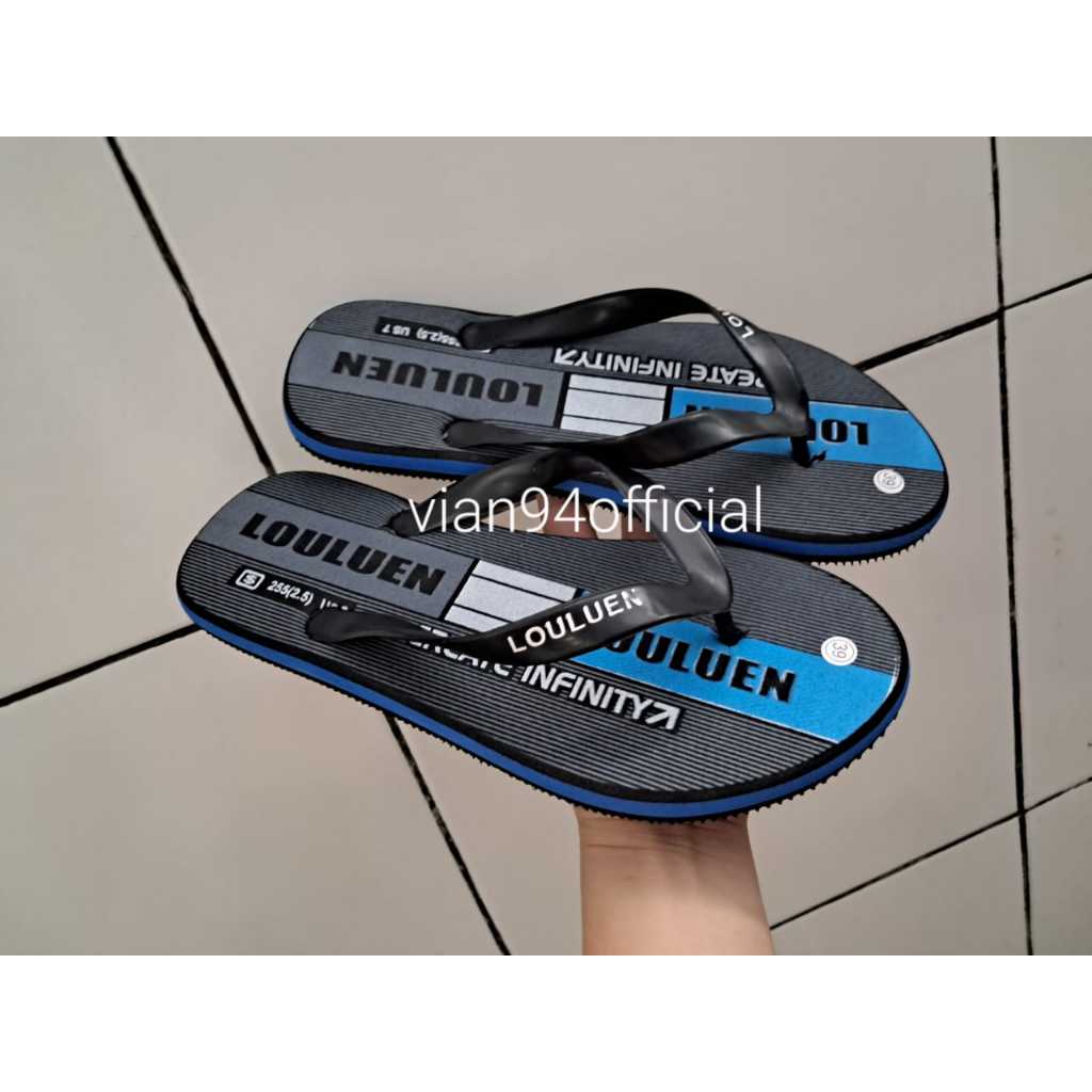 Sandal jepit pria distro Sandal jepit pria keren louluen