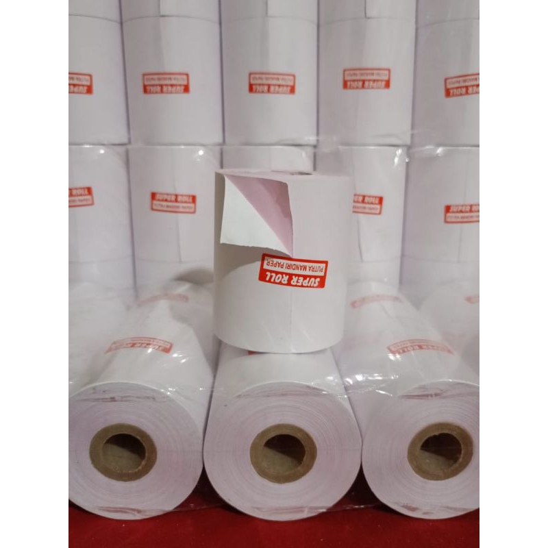 

kertas kasir 2ply 75x60mm paket 10 Roll RB6
