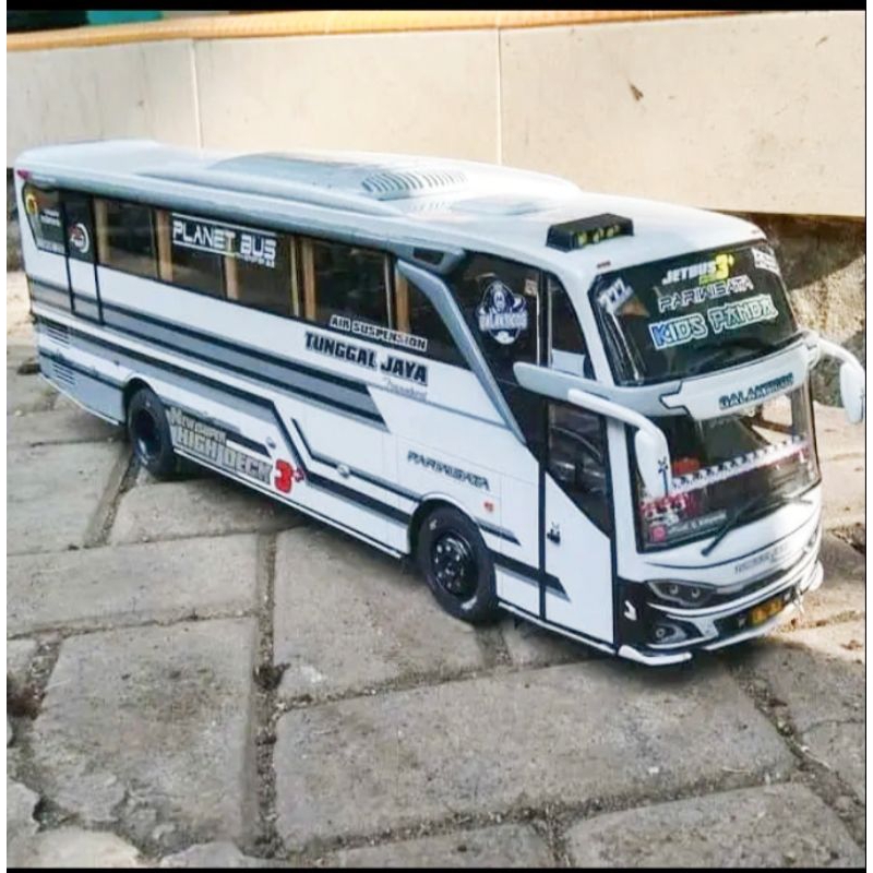 mainan miniatur bus kids panda remot kontrol telolet basuri full variasi lampu