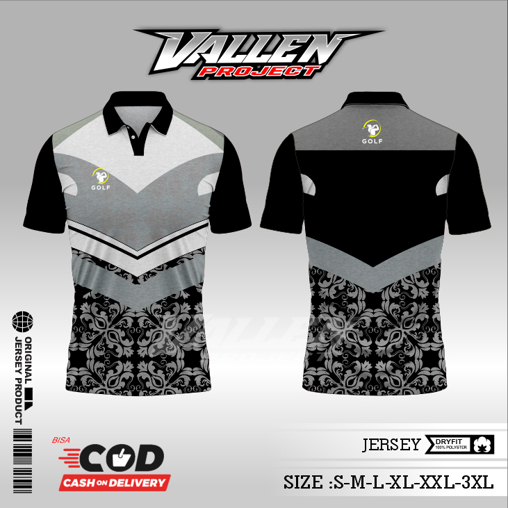 JERSEY WANGKY GOLF / JERSEY KERAH GOLF /  JERSEY KANCING OLAHRAGA GOLF / BAJU KERAH GOLF / KAOS KERA