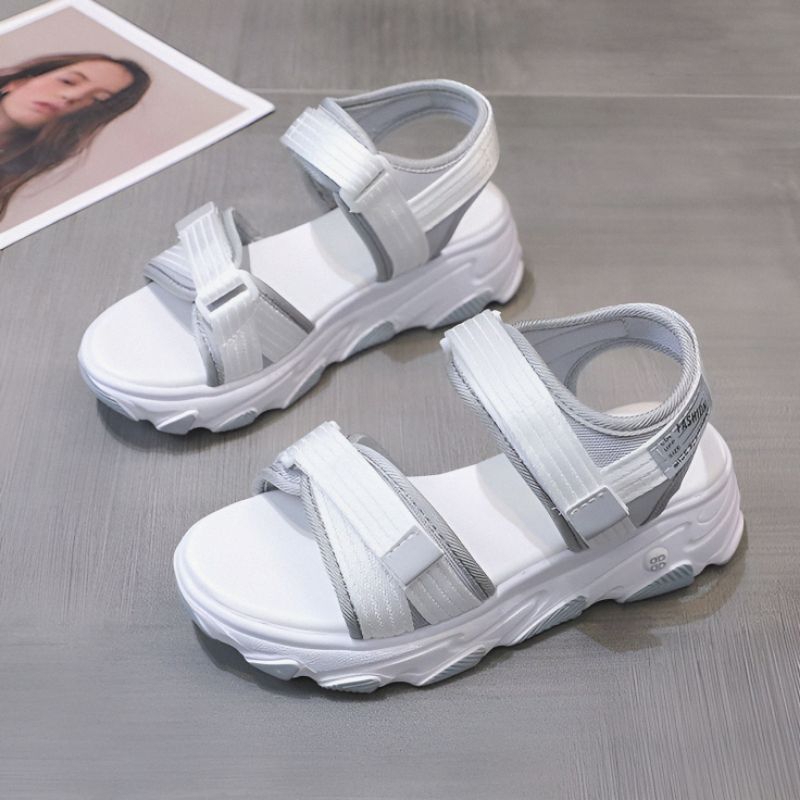 Sandal Gunung Tali Kanvas Wanita Kazumi / Sandal wanita kekinian