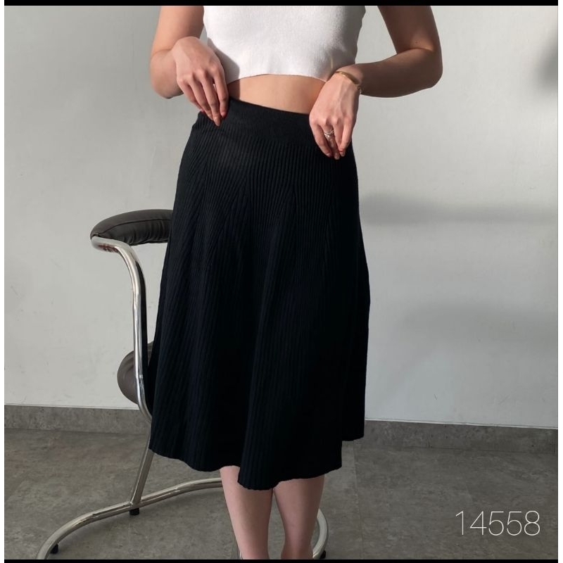 COD ROK RAJUT PINKDOSE BAWAHAN TEBAL KOREA STYLE FASHION