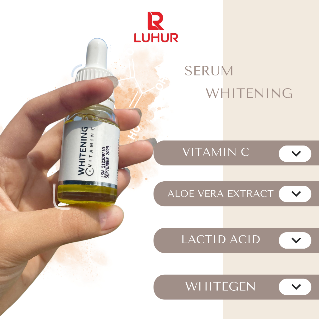 Serum Whitening Vitamin C (LUHUR Skincare BPOM)