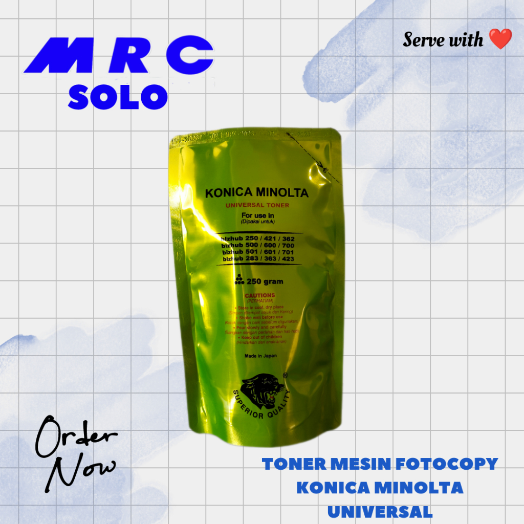 TONER MESIN FOTOCOPY KONICA MINOLTA BIZHUB UNIVERSAL