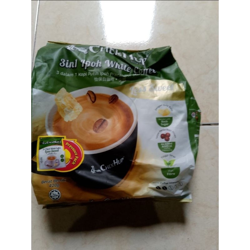 

Unlimited Angpau Chek Hup 3 in 1 Instant Ipoh White Coffee Less Sweet 12 x 35 gr
