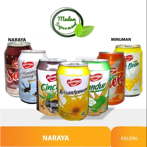 

Minuman Kaleng NARAYA All varian 24 X 300 ml Jual per karton Sarsi / Sarang burung / Kundur / Cincau / Sour soup / Soya Bean / Krisantemum Pilihan