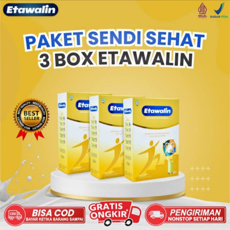 

ETAWALIN 3 BOX Susu Kambing Etawa Solusi Atasi Asam Urat Dan Nyeri Sendi