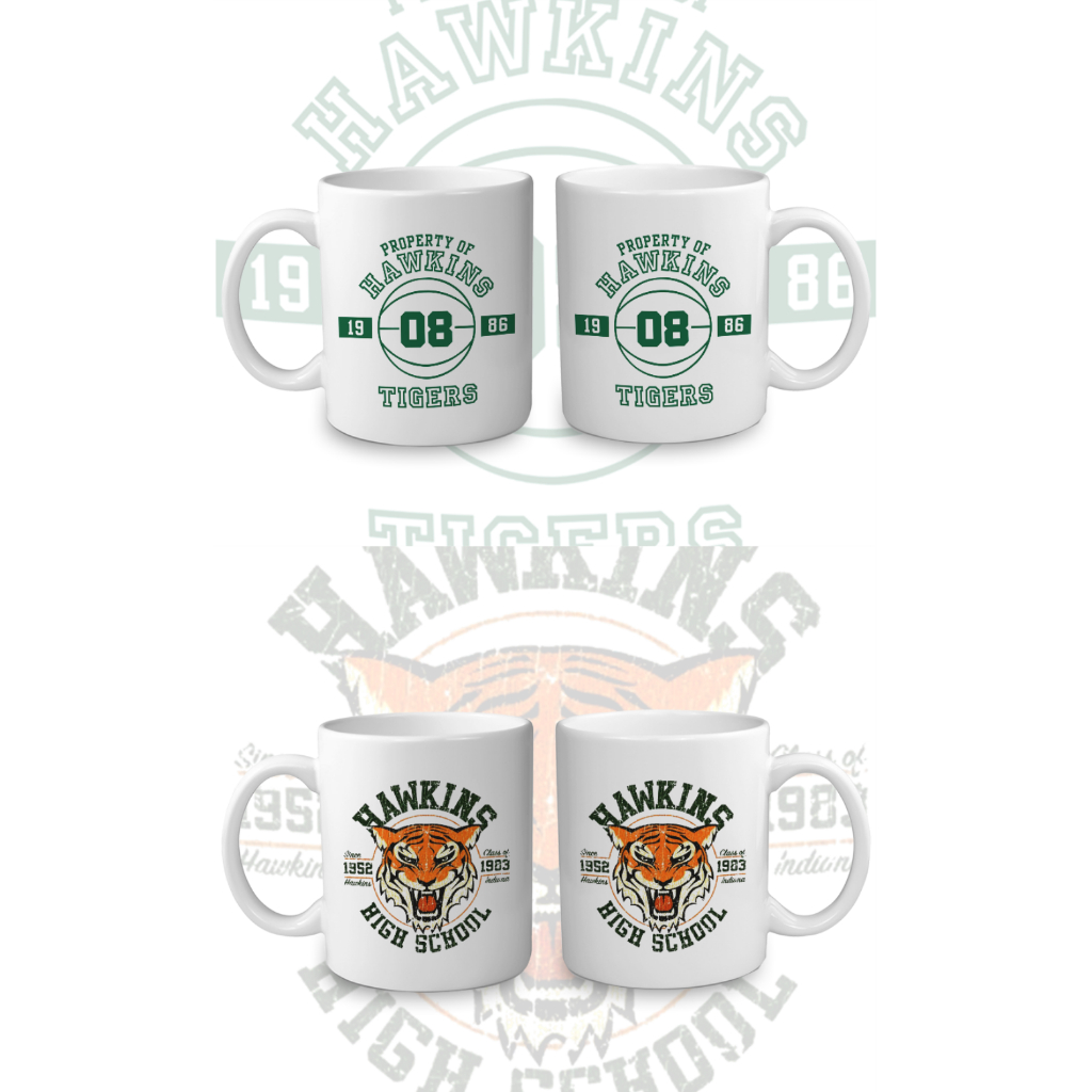 Mug / Gelas / Kado / Hampers -  Stranger Things / Hawkins High School