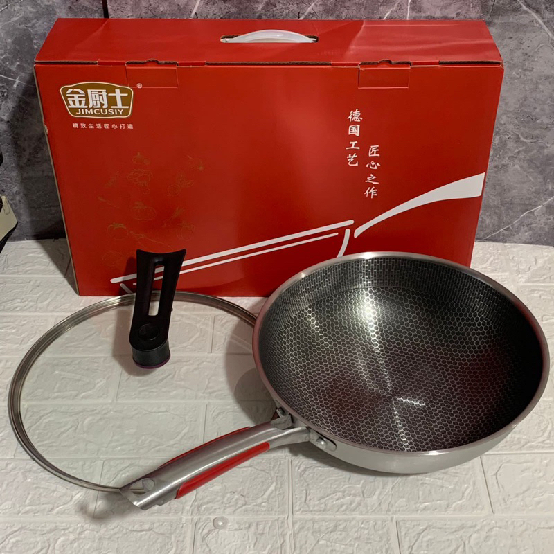 TEFLON HONEYCOMB WOK JIMCUSIY