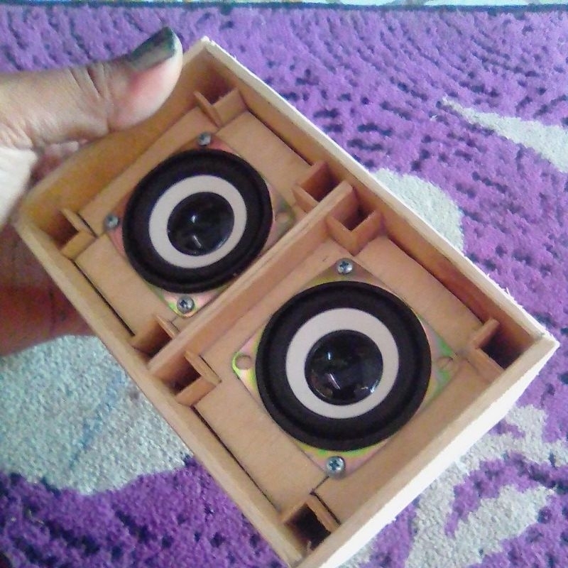 miniatur box sound 2inch tanpa speaker