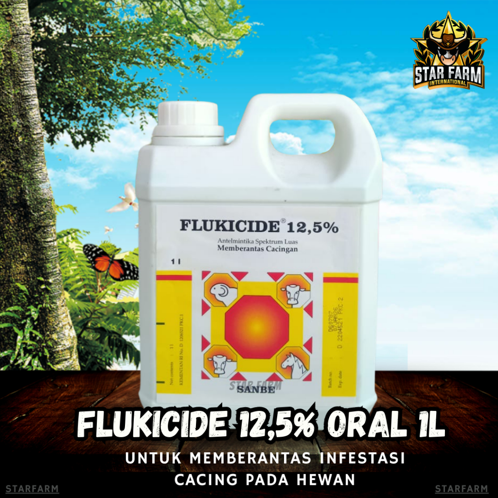 Flukicide - Obat Cacing Sanbe -  Star Farm